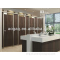 Aogao 83 series HPL commercial office toilet partition wall